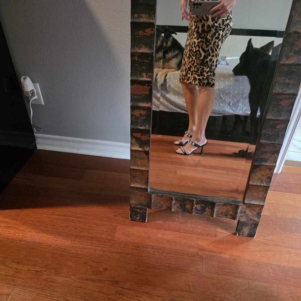 Thalia Sodi Green Leaf Print Pencil Skirt - Picture 5 of 6
